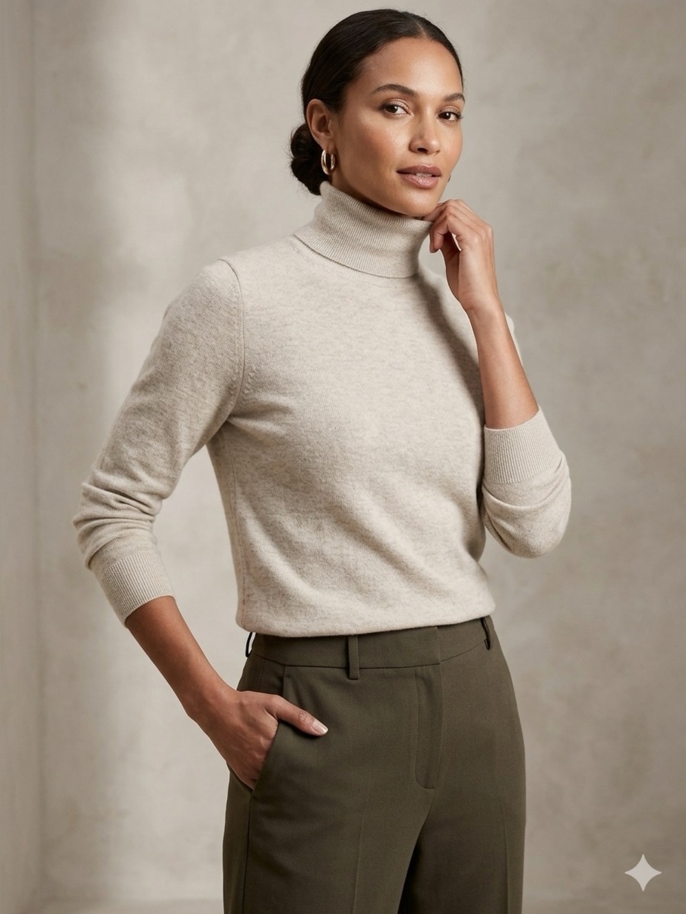 Banana Republic Italian Merino Wool Turtleneck